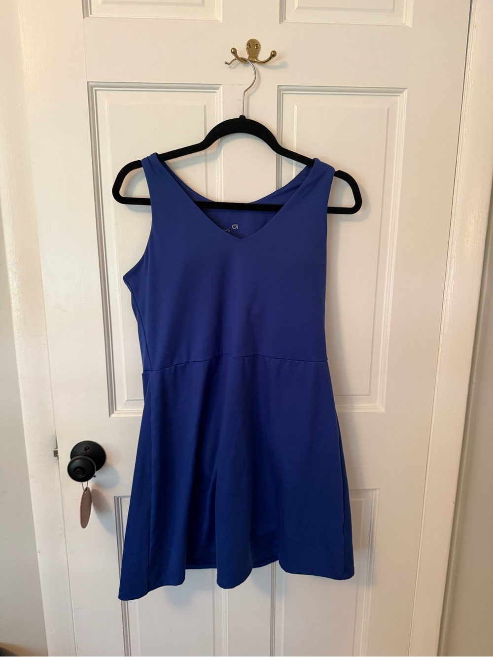 GAP Royal Blue V‑Neck Sleeveless Mini Dress